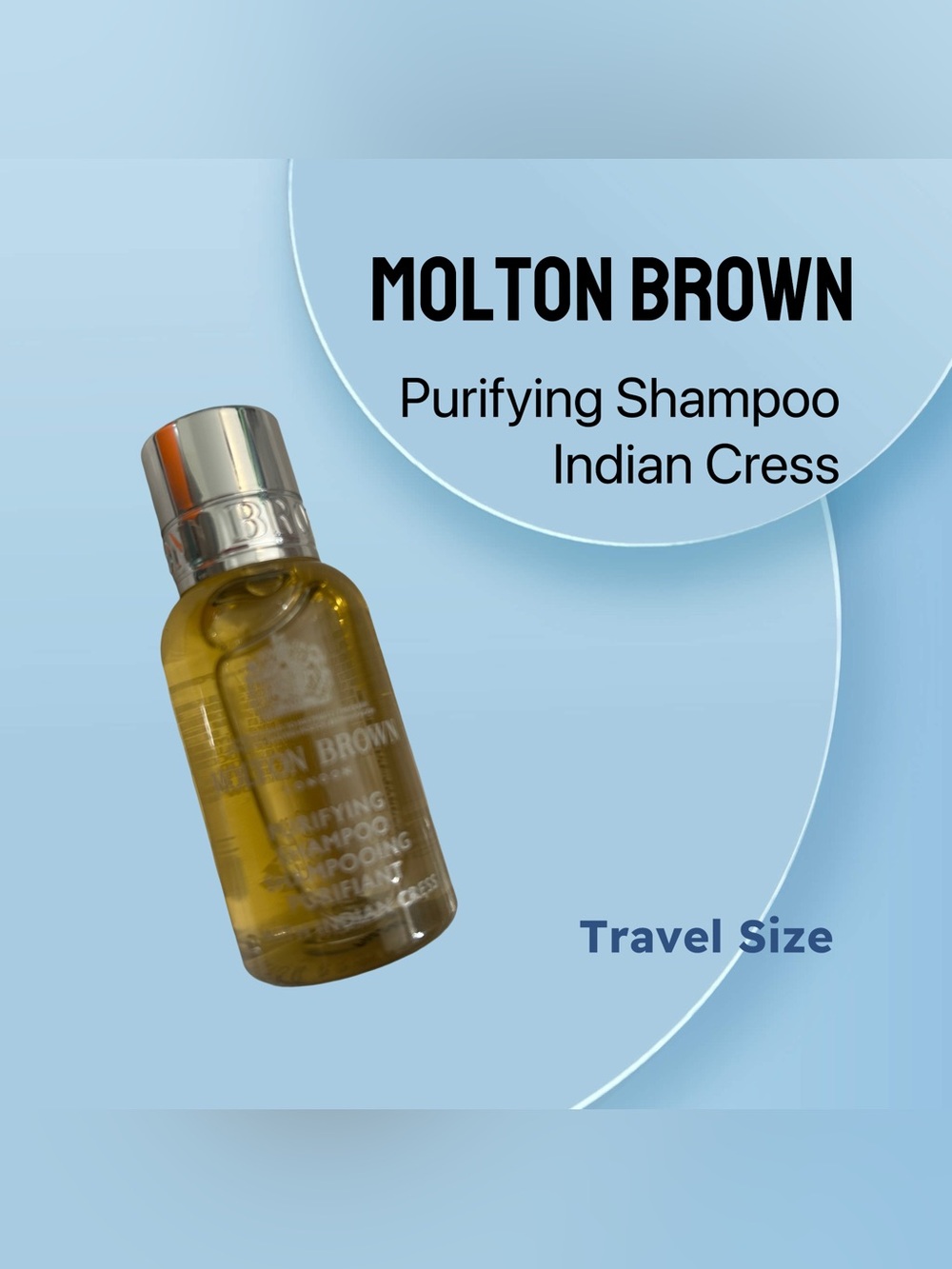 🇬🇧🆕NWOB MOLTON BROWN |TRAVEL| Luxury Haircare Clarifying Shampoo w indian cress